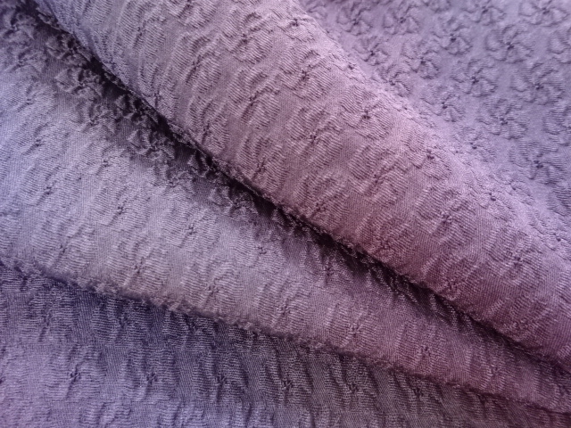  斜め縞模様暈し道中着